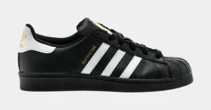 Superstar Original Shell Toe Grade School Lifestyle Shoe (Core Black/White) Adidas Shoe With Strap