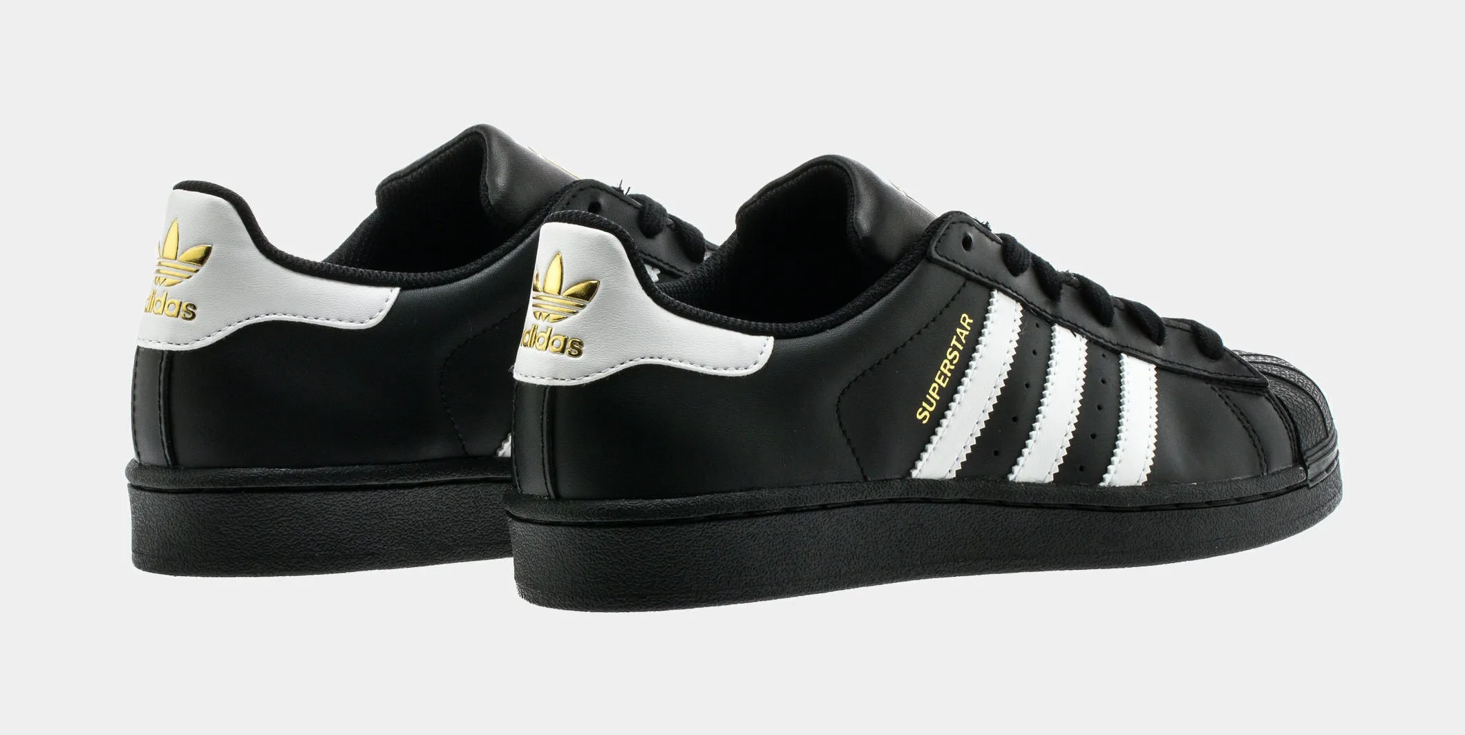Superstar Original Shell Toe Grade School Lifestyle Shoe (Core Black/White) Adidas Beckham Shoes