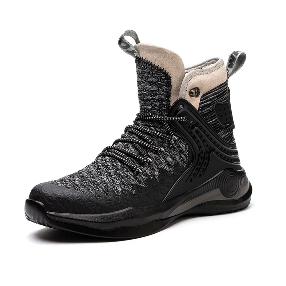 Ankle High Safety Shoes for Men Steel Toe Anti-Pierce Reflective Industrial Shoe Worker Boot