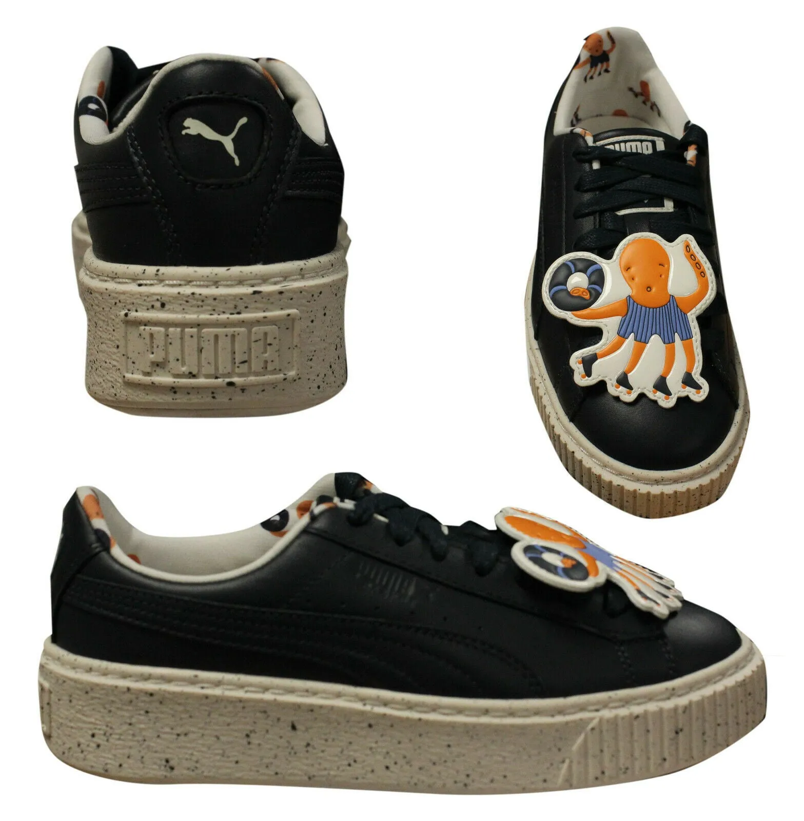 Puma X TC Tiny Cottons Platform Speckle Low Top Kids Trainers 367473 02 B101B Puma Fusion Nitro Spectra Basketball Shoes