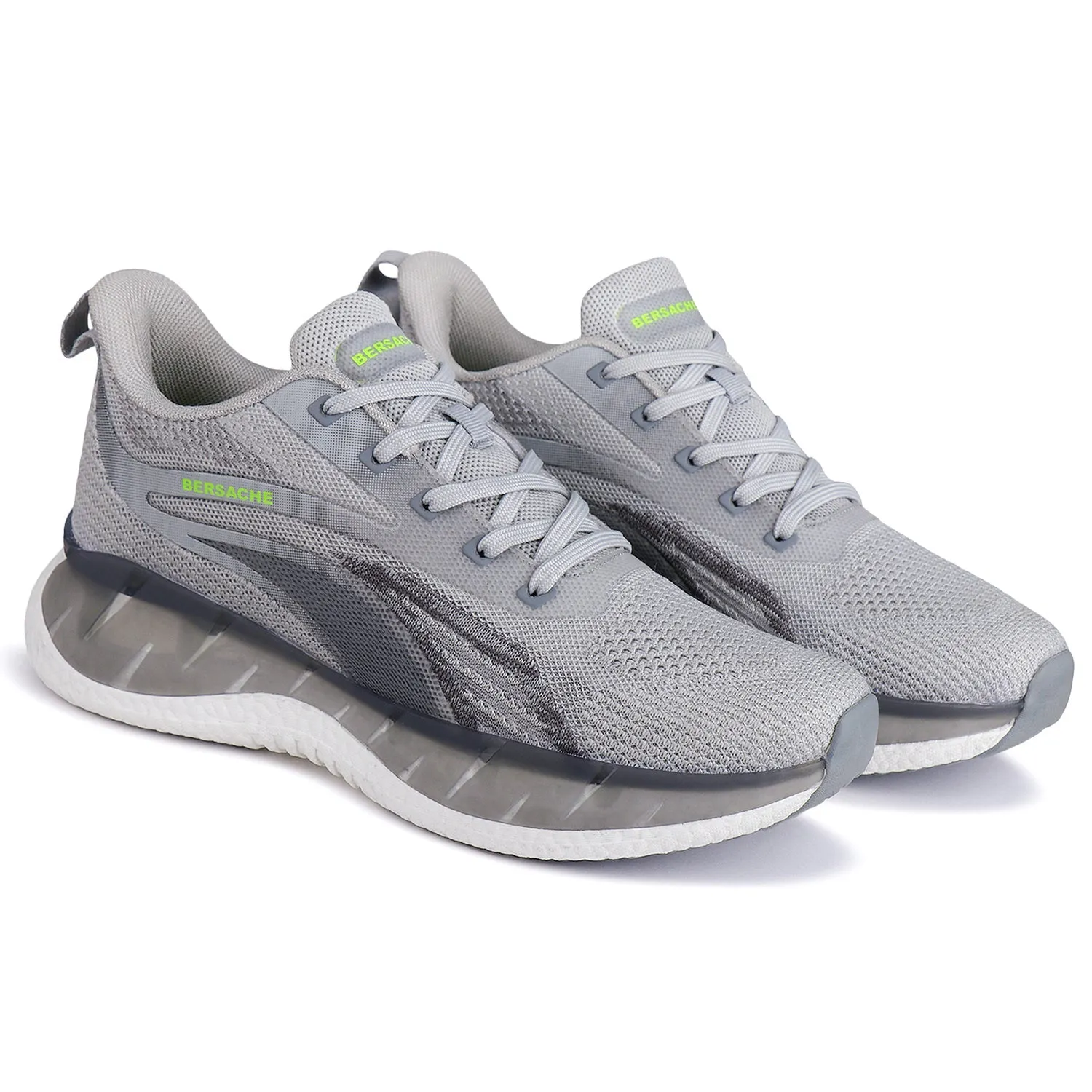 Bersache Premium Sports ,Gym, Trending Stylish Running Shoes For Men (9150-Grey) Drake Slide