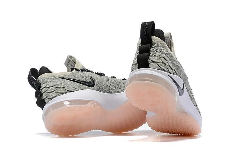 Asics Without Lace Shoes Nike Lebron XV 15 Low EP LT Grey White Men Shoes Sale Size US 7-12