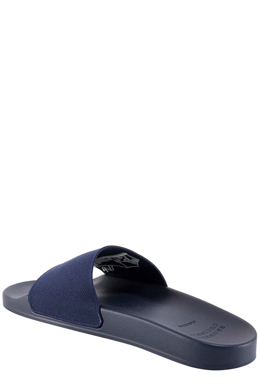 Brunello Cucinelli Logo Debossed Slip-On Slides Revitalign Sandals