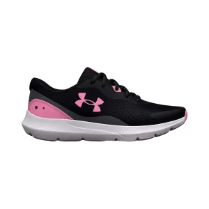 Under Armour GS Surge 3 3025013 Running Shoes Girls (Black/Flamingo) Running Shoes Emoji