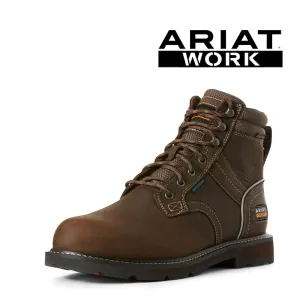 Composite Toe Work Boots Lightweight ARIAT Men's Groundbreaker 6 Inch II Waterproof Steel Toe 10026147