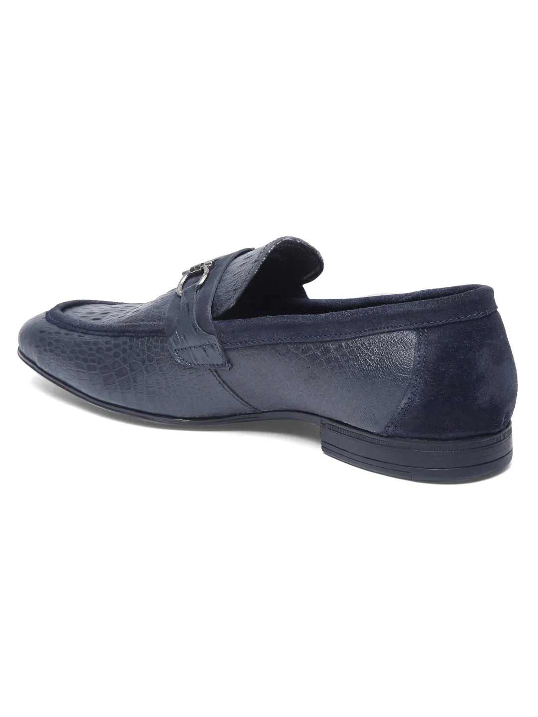 Smooth Leather Loafers Teakwood Leather Men's Blue Casual Loafers