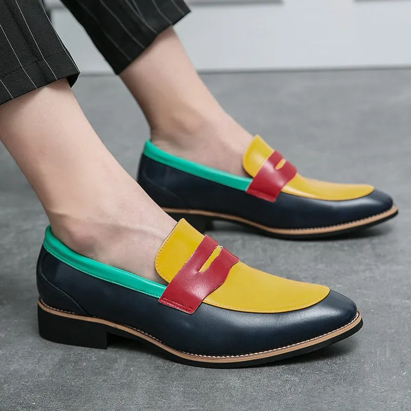 The Ardito Loafer - Multicolor unique style loafers for men Width Penny Loafers