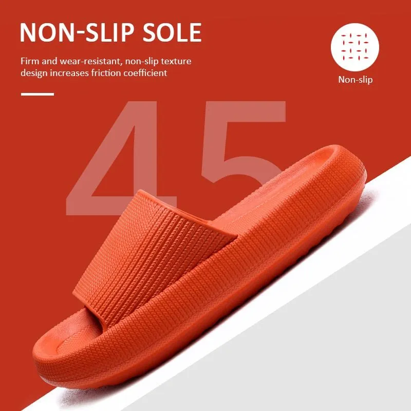 Washing Slippers In Washing Machine Thick Platform Bathroom Home Slippers Women Fashion Soft Sole EVA Indoor Slides Woman Sandals 2022 Summer Non-slip Flip Flops