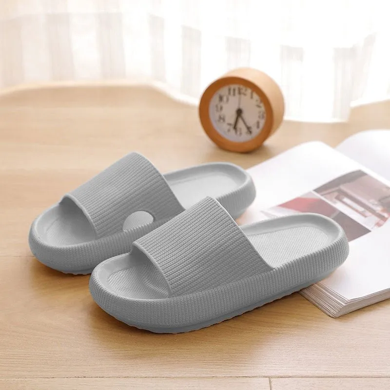 Thick Platform Bathroom Home Slippers Women Fashion Soft Sole EVA Indoor Slides Woman Sandals 2022 Summer Non-slip Flip Flops Aldo Slide Sandals