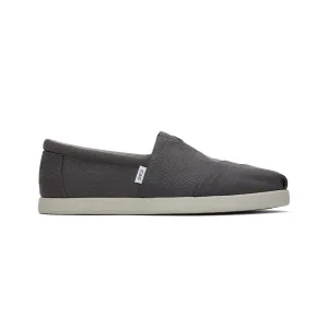 Columbia Slip On TOMS Espadrille Alpargata Forward Men - Forged Iron Grey Refibra Canvas
