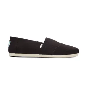 TOMS Espadrille Alpargata Men - Black Recycled Cotton Canvas Clarks Slip On Sandals