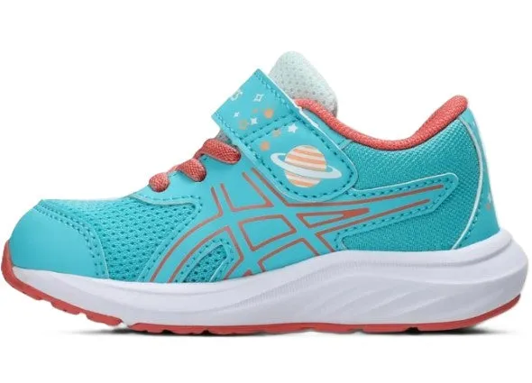 CONTEND 9 TS SCHOOL YARD (Energy Aqua/Papaya) Asics Coaching Shoes