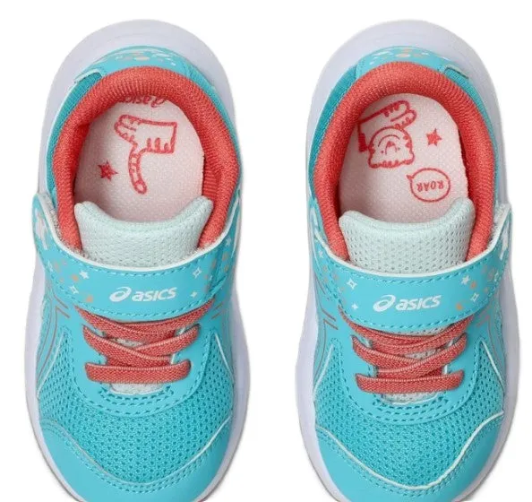 Softest Asics Running Shoe CONTEND 9 TS SCHOOL YARD (Energy Aqua/Papaya)