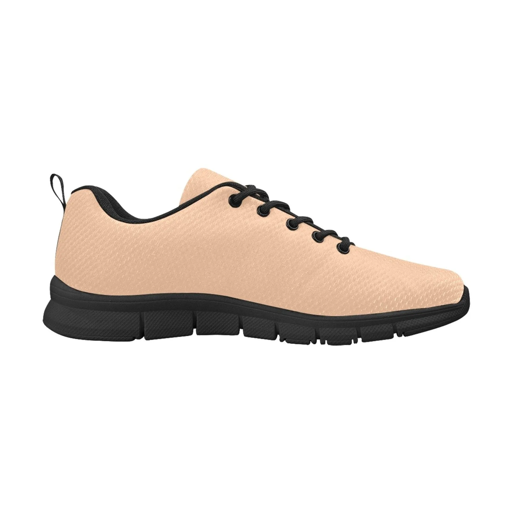 Uniquely You Womens Sneakers, Dark Peach and Black  Running Shoes by inQue.Style Running Shoes For Walking