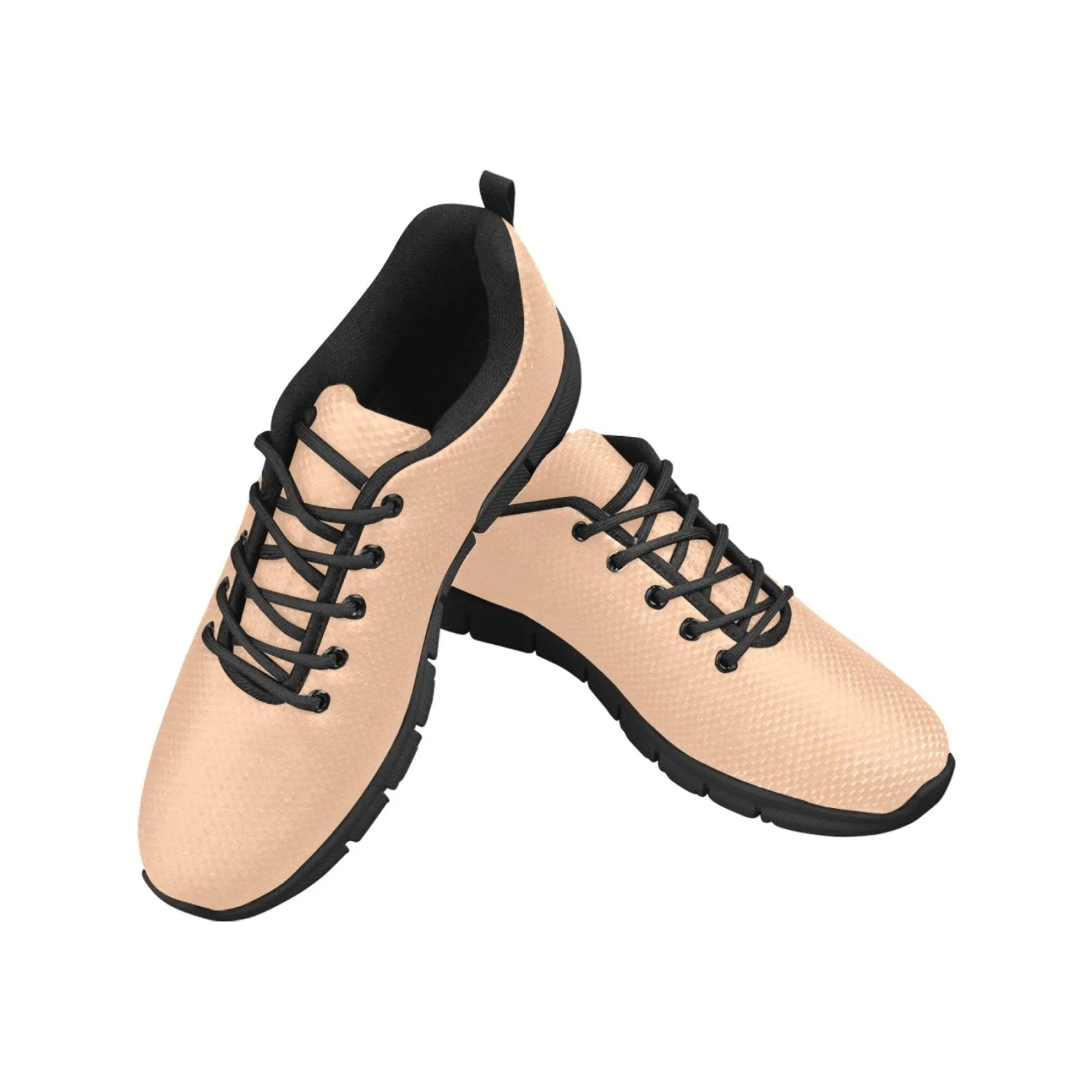 Uniquely You Womens Sneakers, Dark Peach and Black  Running Shoes by inQue.Style Rnr Running Shoe