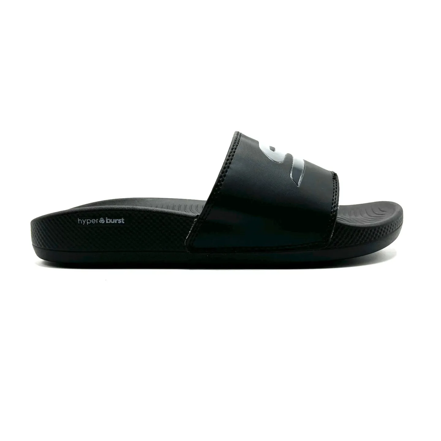 Skechers Hyper Burst Memory Foam Slide Black Classy Sandals
