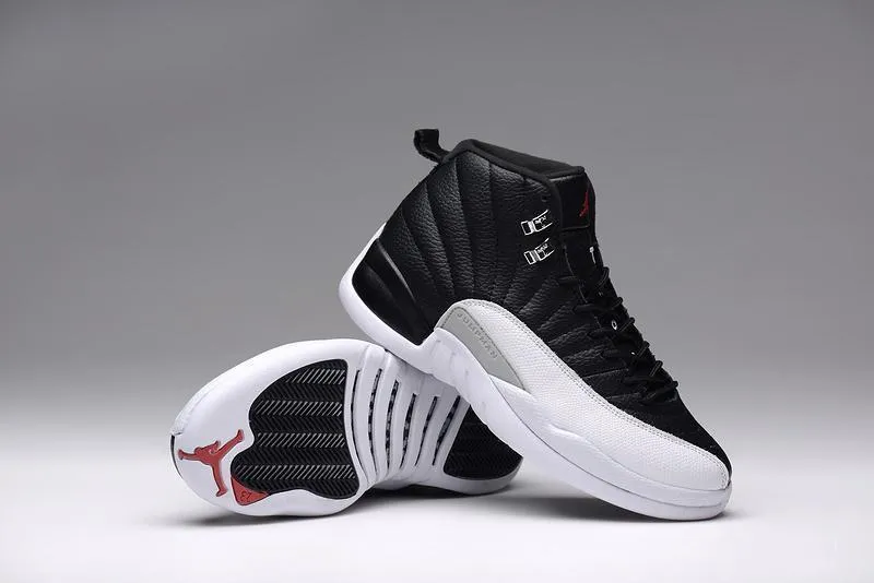Nike Air Jordan 12 Retro 'Playoff' 2004 Black White Shoes Basketball Men Sale Asics Stability Trail Shoes
