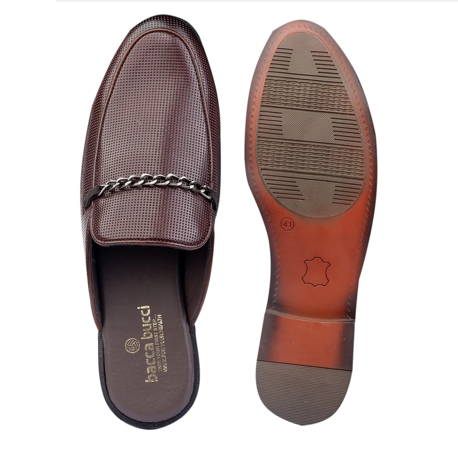 Zappos Loafers Bacca Bucci MOROCCO Mules Clogs Open back Loafers with Comfortable Memory Insoles
