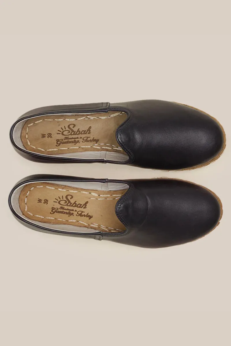 Women's Beirut Black Sabah Loafers With Wide Leg Pants