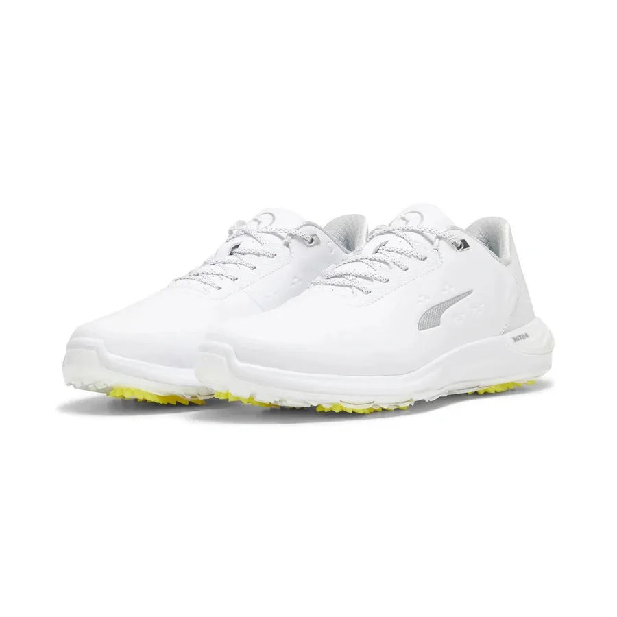 Puma PHANTOMCAT NITRO Golf Shoes - White/Silver Puma Nitro 2 Shoes