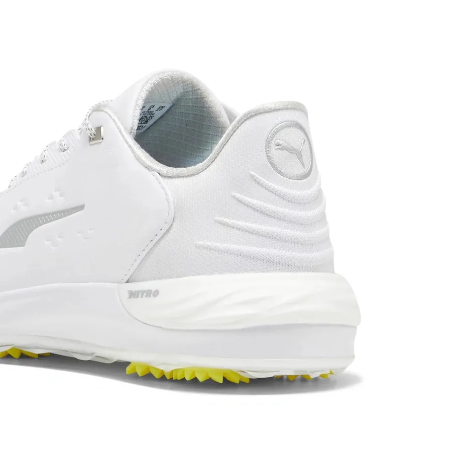 Puma PHANTOMCAT NITRO Golf Shoes - White/Silver Puma Cyberpunk Shoes