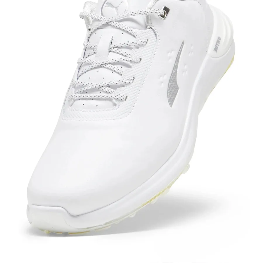 Puma PHANTOMCAT NITRO Golf Shoes - White/Silver Puma Blackbeard Shoes