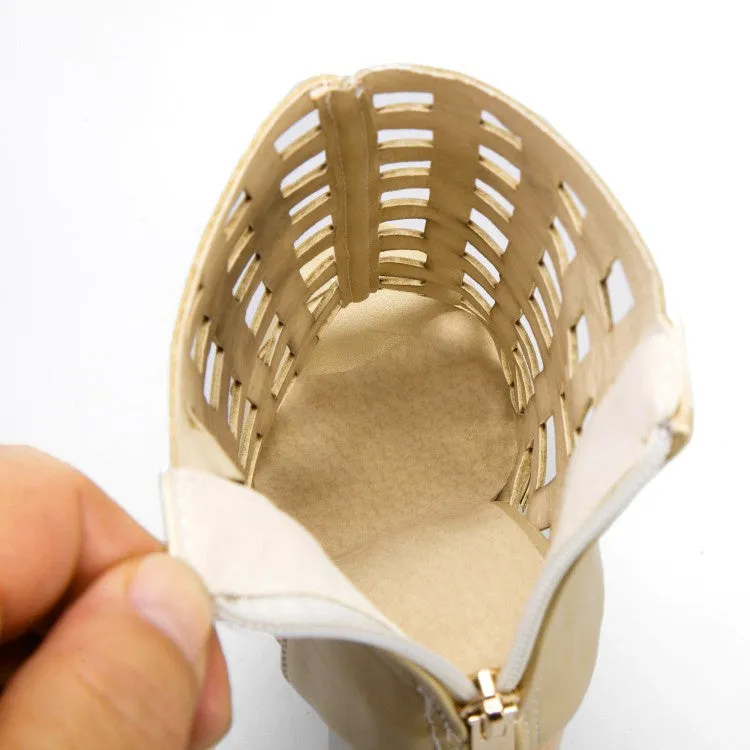 Sandals Grande St. Lucian Women's Zip High Heel Gladiator Sandals