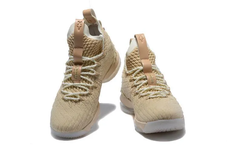 Nike Lebron XV 15 Brown White Men Shoes Sale Size US7,8,8.5,9,10,11,12 Asics Volleyball Shoes Metarise