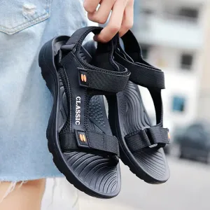 Men Sandals Summer Leisure Beach Holiday Sandals Men Shoes 2023 New Outdoor Sneakers Male Retro Comfortable Casual Sandals Men Natural Sandals