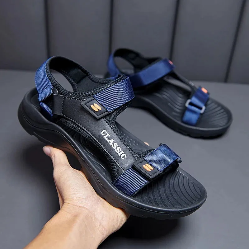 Sandals Hotel Grenada Men Sandals Summer Leisure Beach Holiday Sandals Men Shoes 2023 New Outdoor Sneakers Male Retro Comfortable Casual Sandals Men