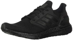 adidas mens Ultraboost 20 Running Shoe, Black/Black/Solar Red, 9.5 US Adidas Sl Golf Shoe