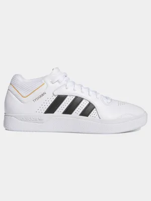 Adidas Foot Shaped Shoes Tyshawn White/Core Black/Gold Met Shoes