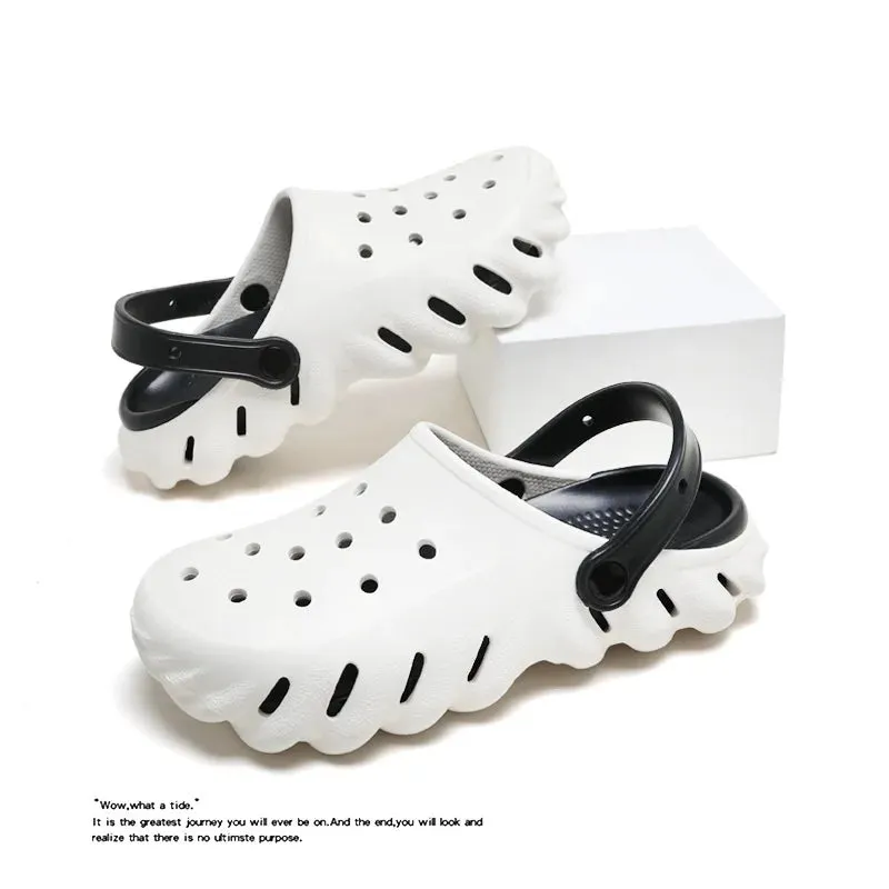 Clog Slippers Men Beach Sandals Woman Anti Slip Garden Shoes Cute Slides