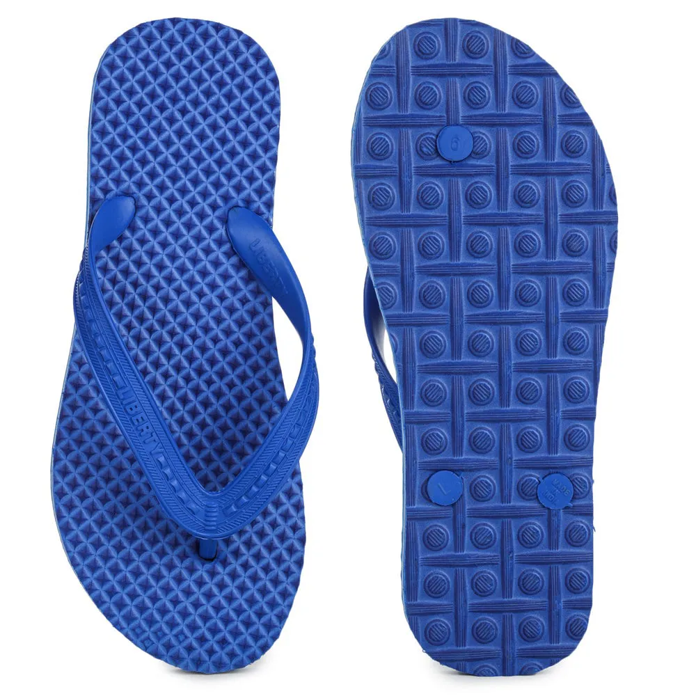 Slippers Poop A-HA Casual Blue Flip Flop For Men HEALTH-1 By Liberty