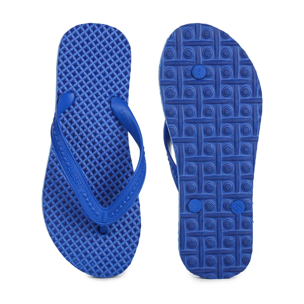 Squirrel Slippers A-HA Casual Blue Flip Flop For Men HEALTH-1 By Liberty