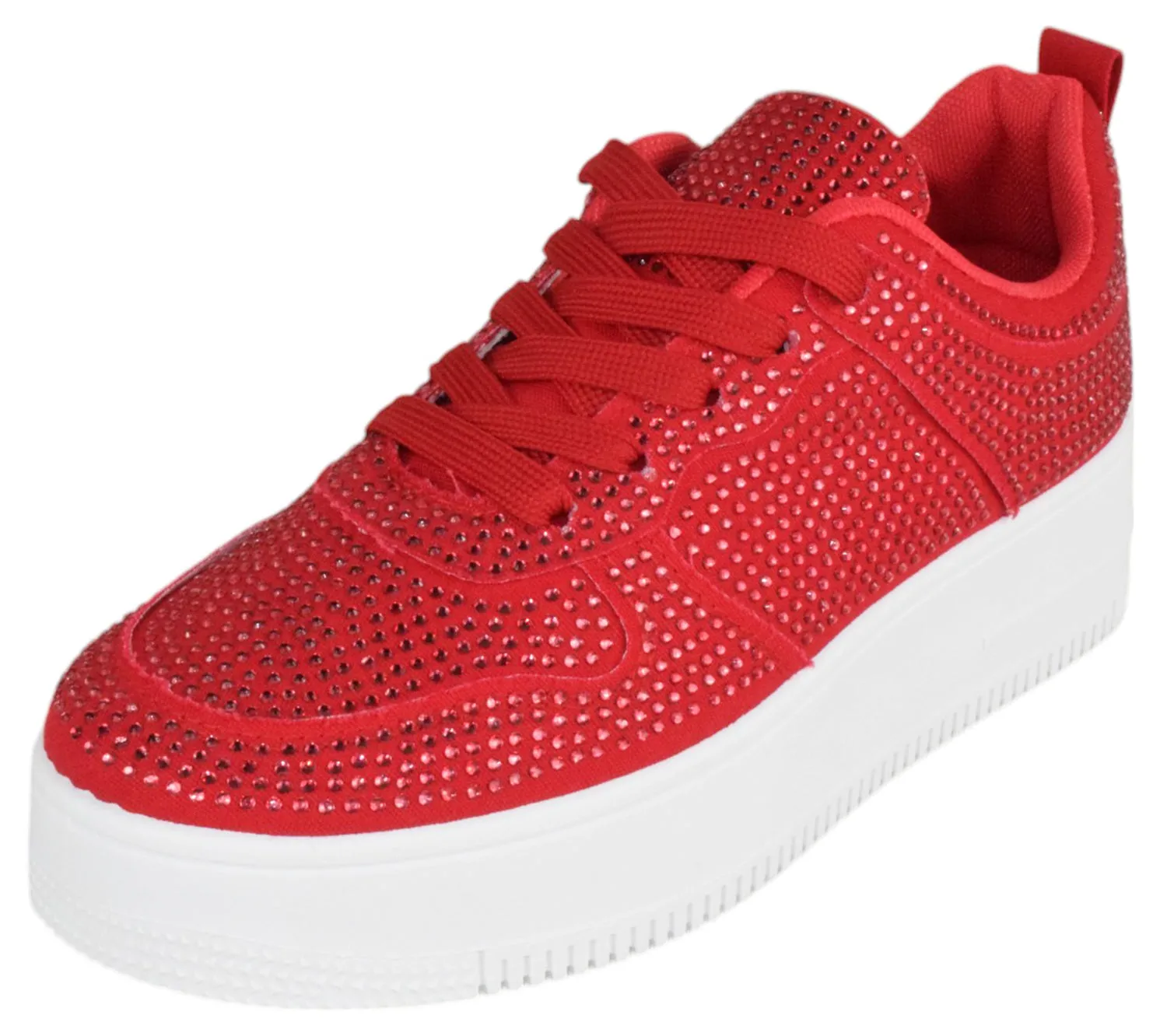BOSTON-1 Red Top MODA Sam Edelman Platform Sneakers