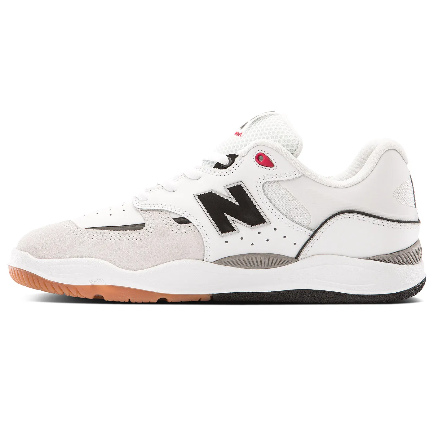 574 Womens New Balance New Balance Numeric 1010 Tiago Shoes - White / Black