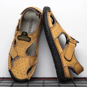 2019 New Hot Summer Casual Comfortable Breathable Outdoor Roman Beach Shoes Large Size Waterproof Men's Sandals Arch Support Insoles For Sandals