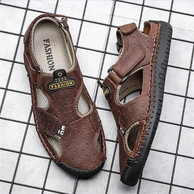 Mary Jane Sandals 2019 New Hot Summer Casual Comfortable Breathable Outdoor Roman Beach Shoes Large Size Waterproof Men's Sandals