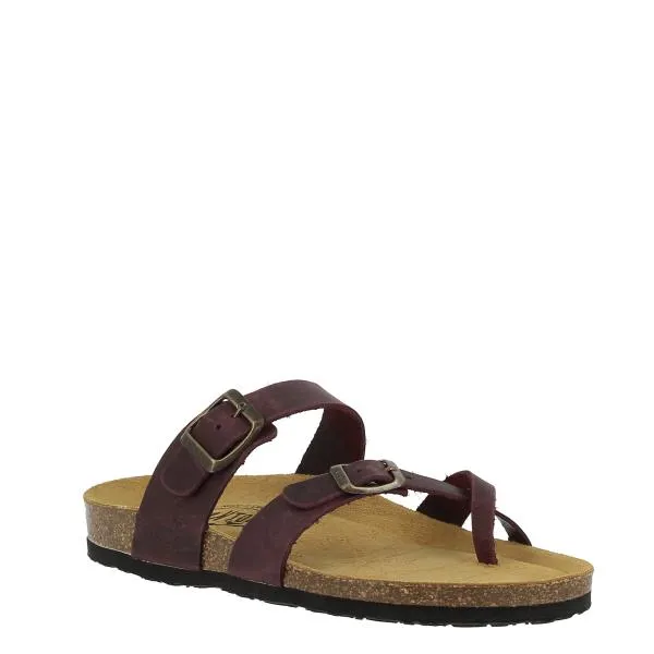 Plakton 181032 Burgundy Thong Sandals Acg Sandals