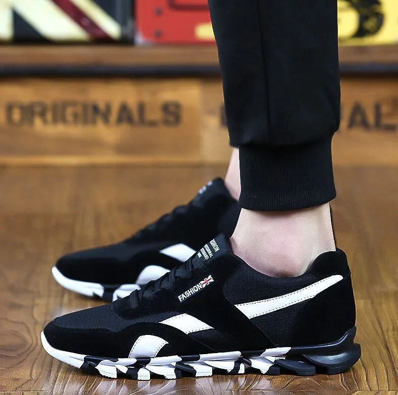 Work Boots Composite Toe Lace Up Fashion Men Casual Shoes Spring Autumn Mens Trainers Breathable Flats Walking Shoes