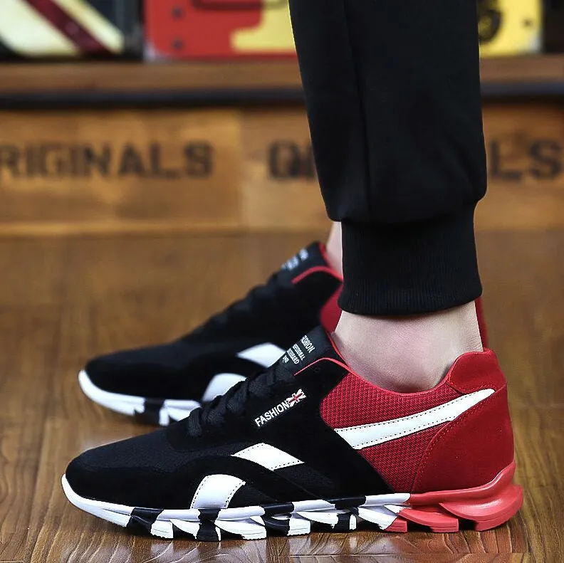 Fashion Men Casual Shoes Spring Autumn Mens Trainers Breathable Flats Walking Shoes Best Steel Toe Pull On Work Boots