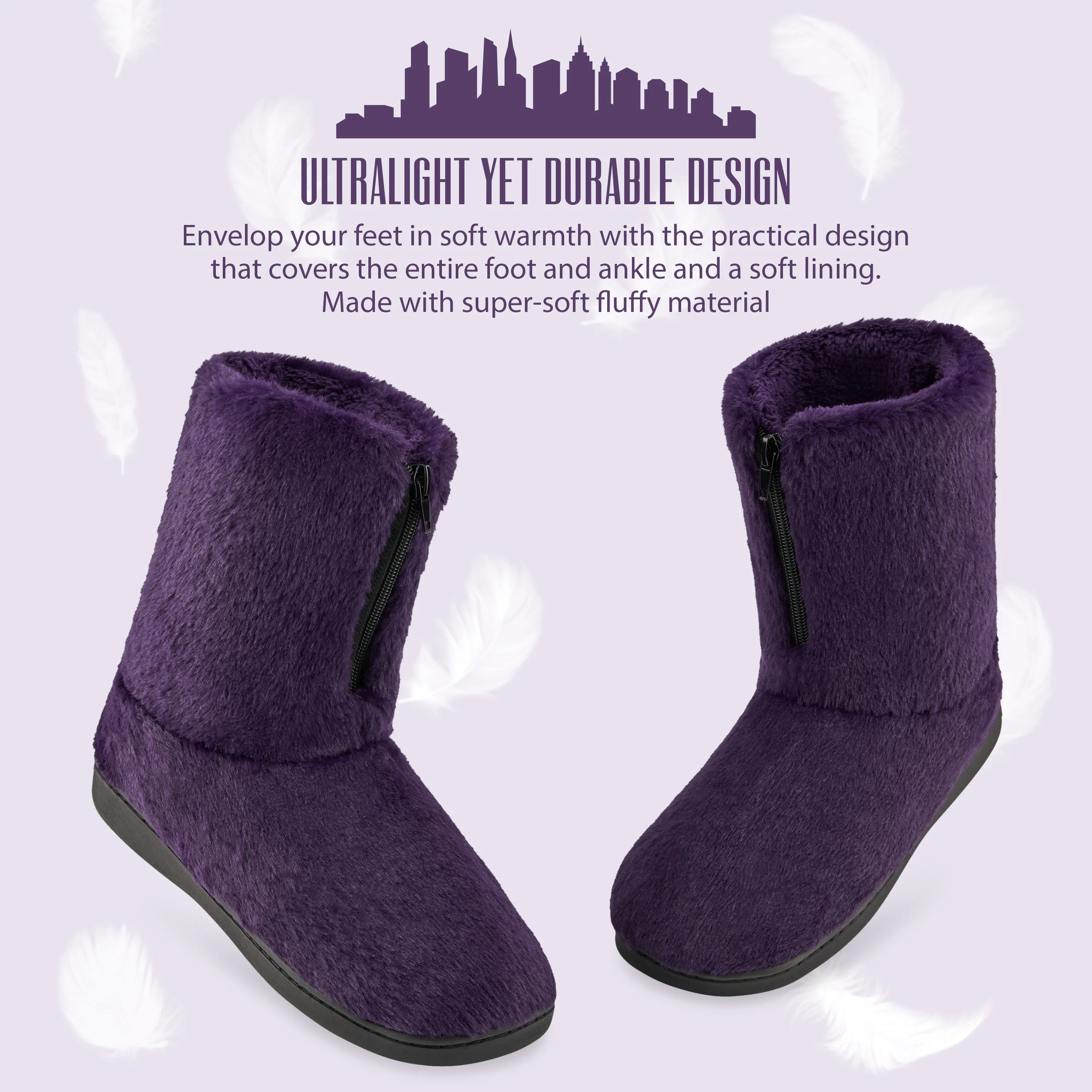 Slippers In Tagalog CityComfort Womens Slippers - Fluffy Boot Slippers