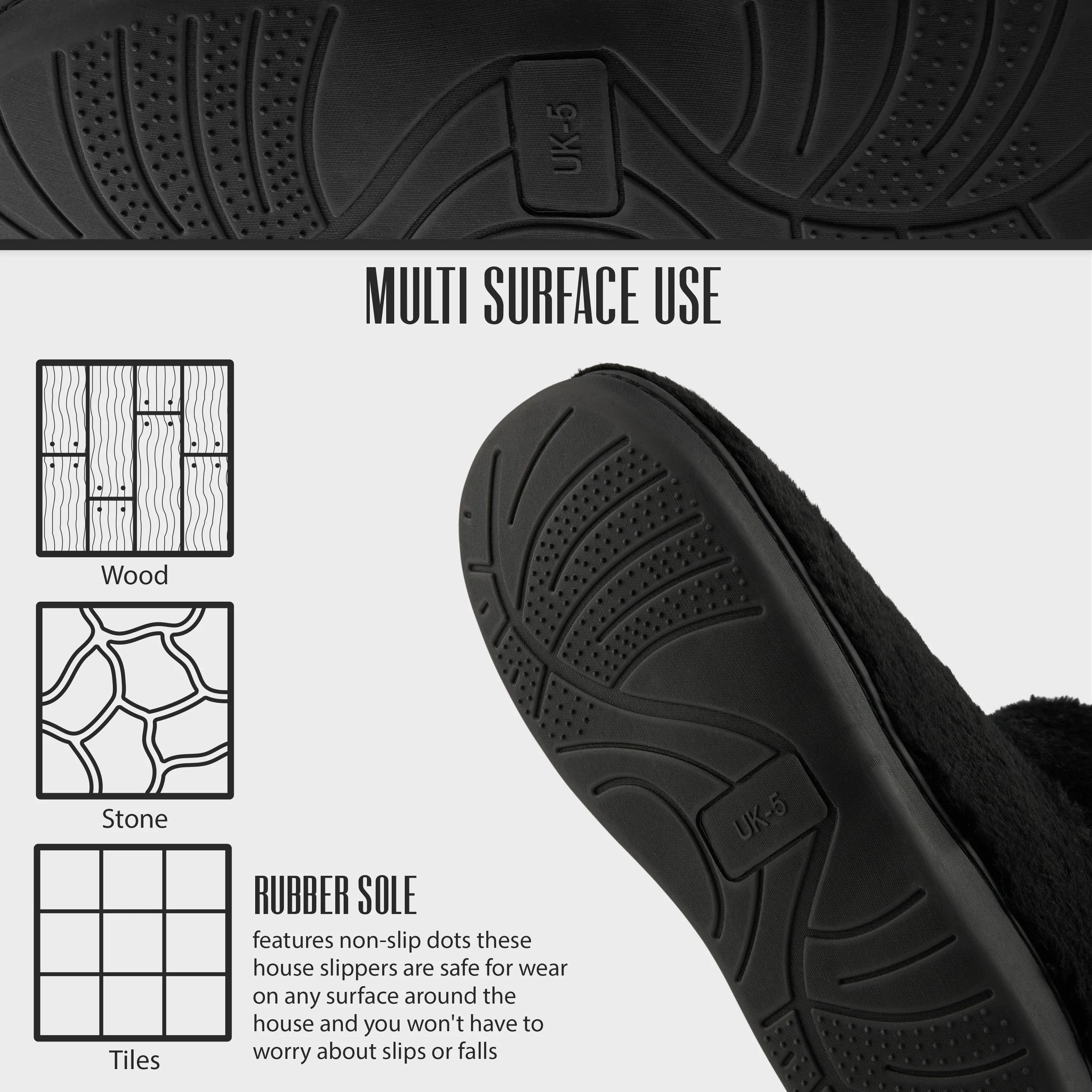 CityComfort Womens Slippers - Fluffy Boot Slippers Madewell Slides