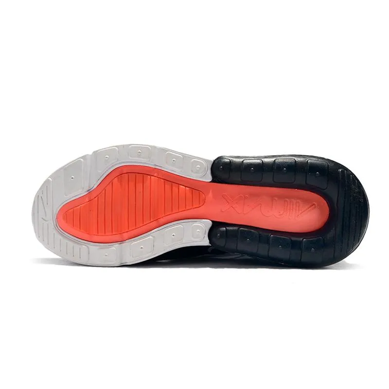 Asics Laceless Running Shoes Nike Air Max 270 React Black White Sneaker Shoes Sale Men Women Size 5.5 - 11