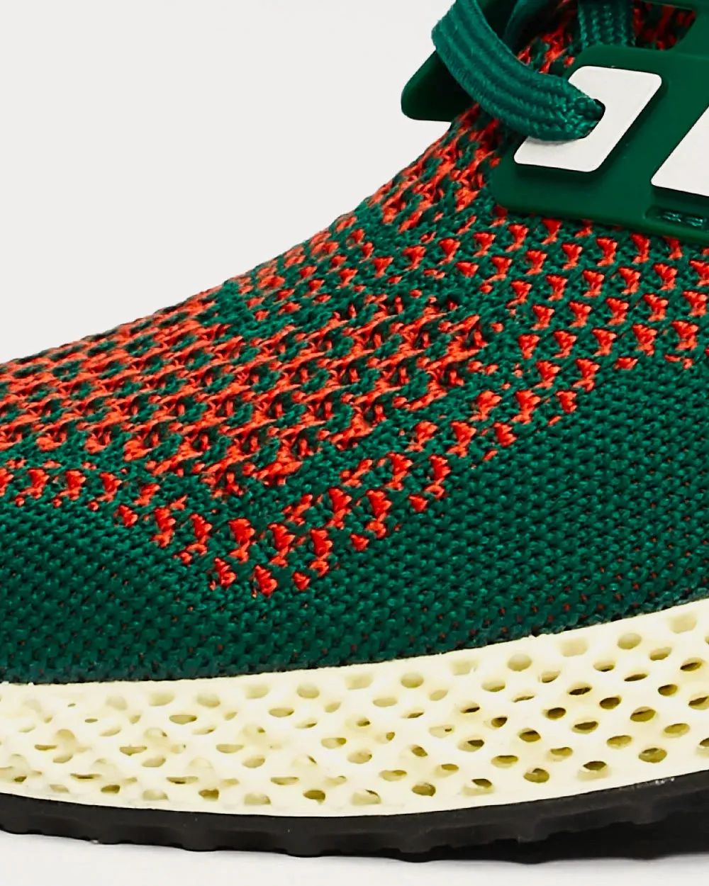 Adidas Spongebob Shoes Ultra 4D Collegiate Green / Cloud White / Collegiate Orange Running Shoes