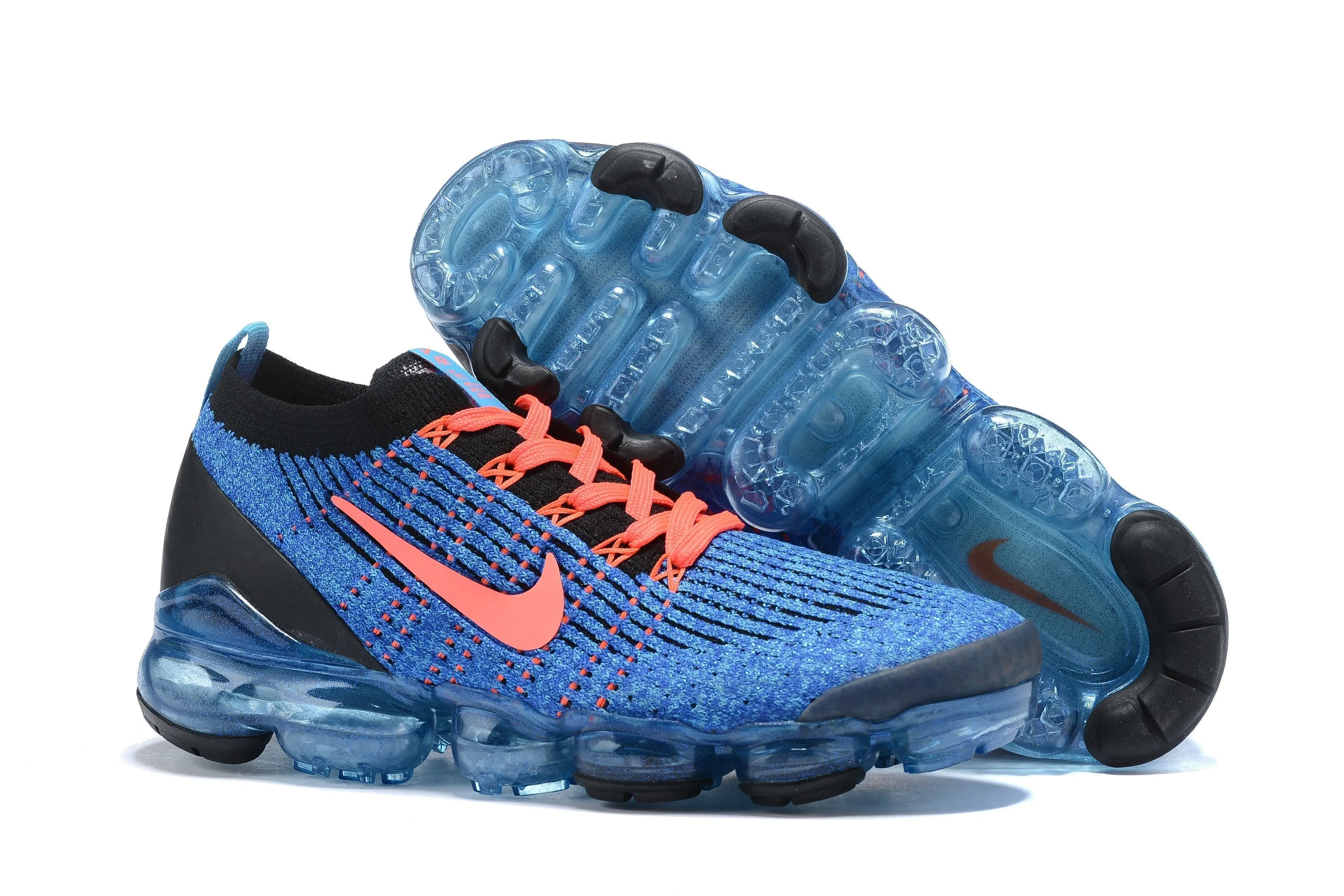 Sneakers For Flat Feet Walking Nike Air Vapormax Flyknit 3 "Blue Fury" Shoes Sneakers Men Sale Size US 7, 8, 8.5, 9, 10, 11