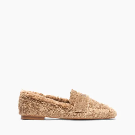 CASADEI Valsenales Faux Fur Loafers Clarks Loafers