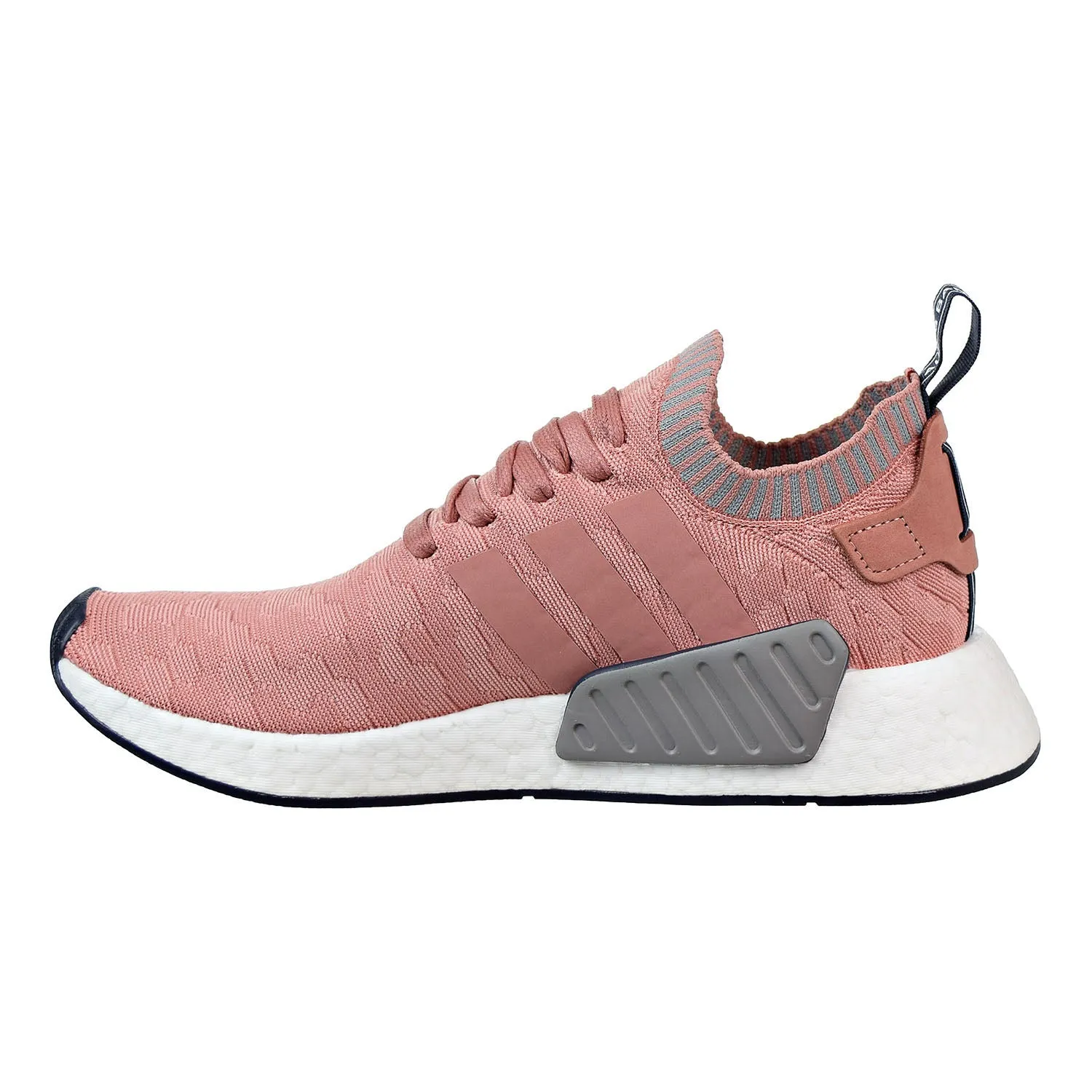 Adidas Non Tie Shoes Adidas Originals NMD_R2 Primeknit Women's Shoes Raw Pink/Raw Pink/Grey Three