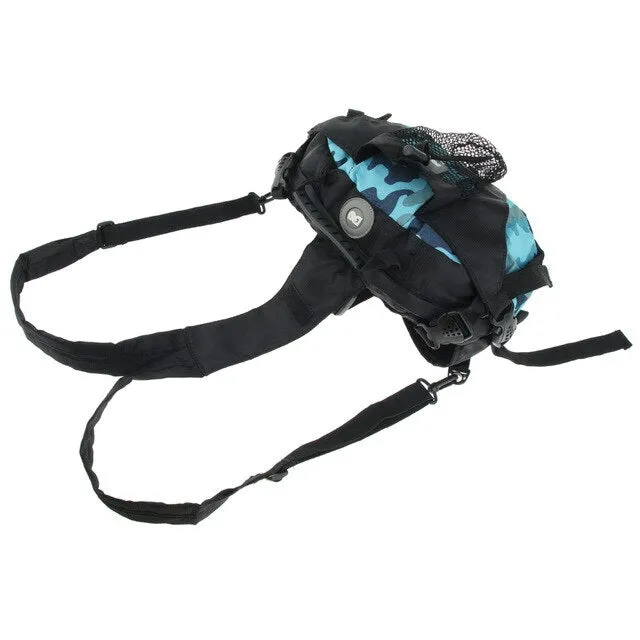 Western Flat Shoes Skatepack Quad Roller Skate Bag Shoulder Backpack Waist Pack Portable Polyester Sports Bags for Sneakers 31x18x24cm